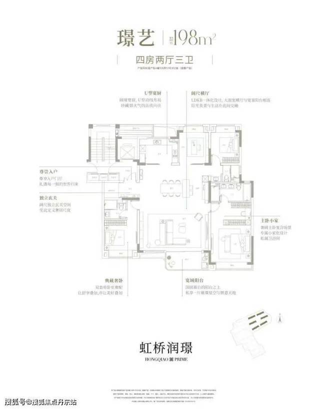 润虹桥润璟-户型配套-2024最新房价j9国际站登录『华润虹桥润璟』网站-华(图3)